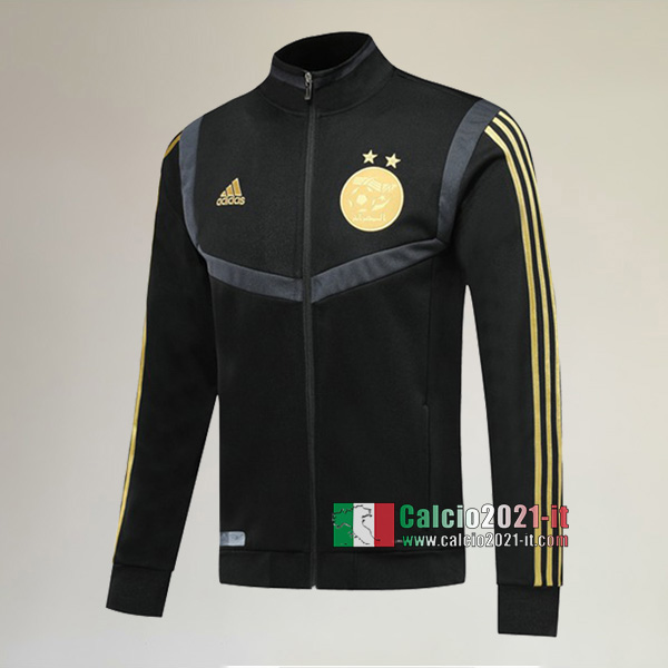 La Nuova Algeria Full-Zip Giacca Nera Vintage 2019/2020 :Calcio2021-it