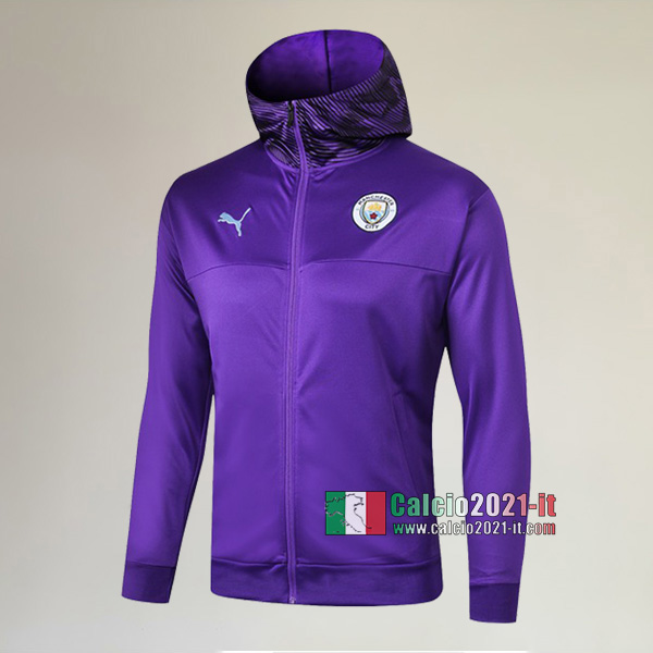 La Nuova Manchester City Full-Zip Giacca Antivento Porpora Vintage 2019/2020 :Calcio2021-it