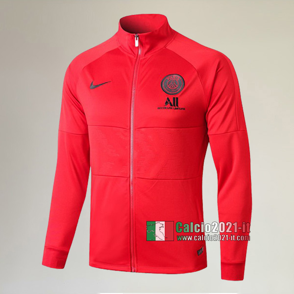 La Nuova Paris Saint Germain PSG Full-Zip Giacca Rossa Vintage 2019/2020 :Calcio2021-it