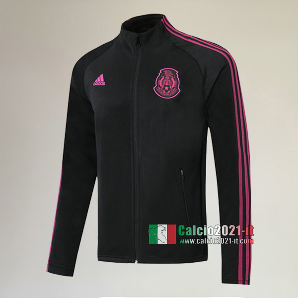 La Nuova Messico Full-Zip Giacca Nera Rosa Classiche 2019/2020 :Calcio2021-it