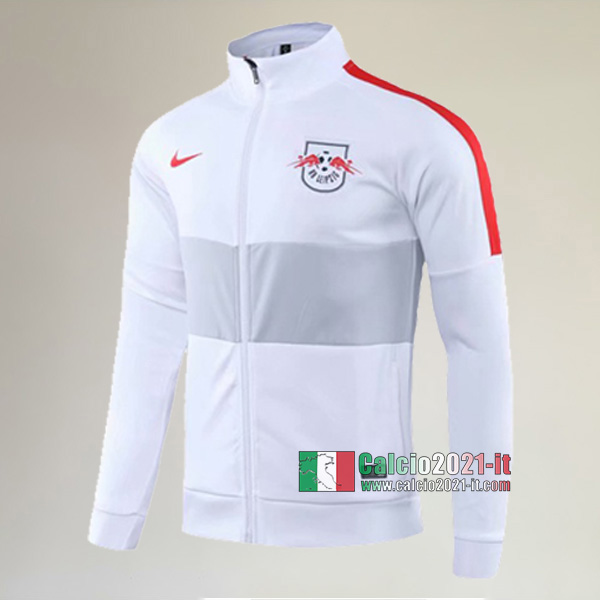 La Nuova Rb Leipzig Full-Zip Giacca Bianca Originale 2019/2020 :Calcio2021-it