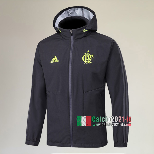 La Nuove Flamengo Full-Zip Giacca Antivento Nera Vintage 2019/2020 :Calcio2021-it