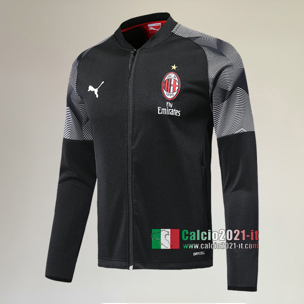 Nuova Del Milano Full-Zip Giacca Nera Replica 2019/2020 :Calcio2021-it