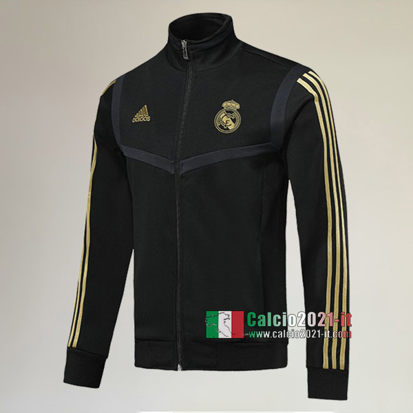 La Nuove Real Madrid Full-Zip Giacca Nera Vintage 2019/2020 :Calcio2021-it