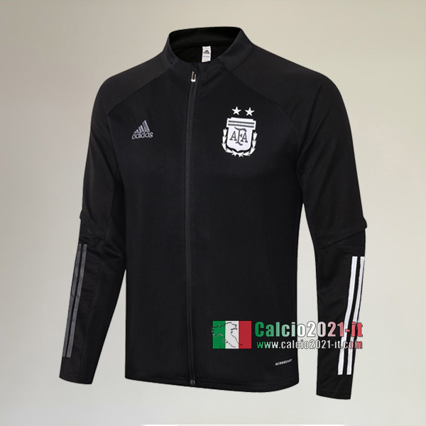 La Nuova Argentina Full-Zip Giacca Nera Originale 2020/2021 :Calcio2021-it