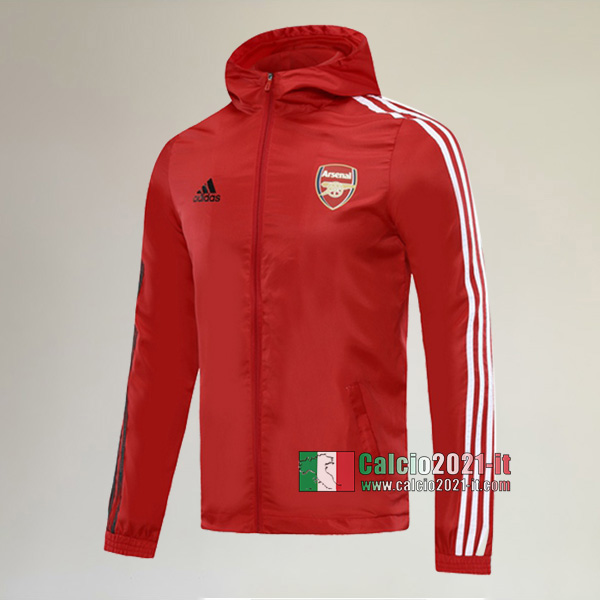 La Nuova Arsenal Full-Zip Giacca Antivento Rossa Vintage 2020/2021 :Calcio2021-it