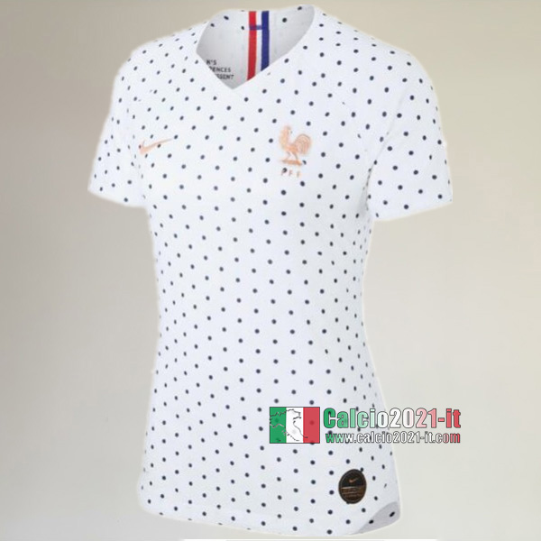 Classiche Seconda Maglie Calcio Nuova Del Francia Donna UEFA Euro 2020 Personalizzazione