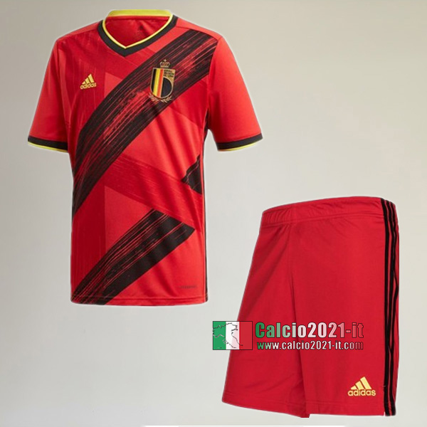 Retro Prima Maglia Nuove Del Belgio Bambino UEFA Euro 2020 Personalizzazione