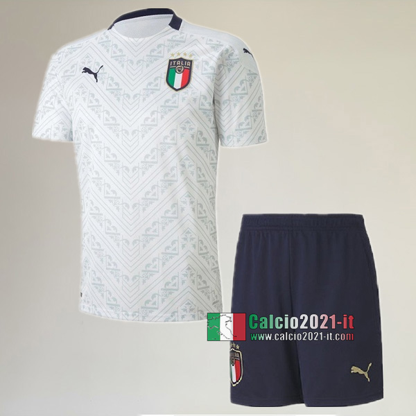 Retro Seconda Maglia Nuove Del Italia Bambino UEFA Euro 2020 Personalizzati