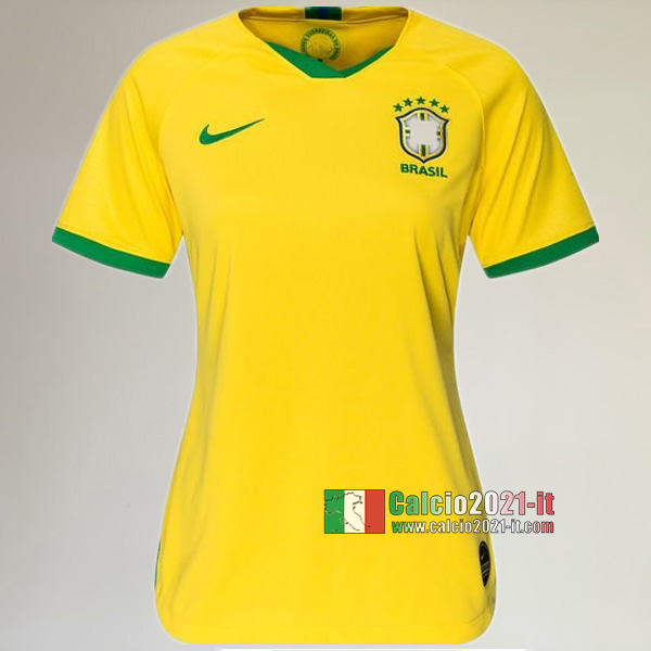 Migliori Prima Maglie Calcio Nuove Del Brasile Donna 2019/2020 Personalizzati