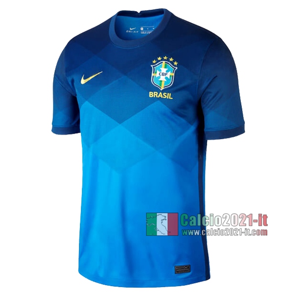 Calcio2021-It: La Nuove Seconda Maglia Brasile 2020-2021 Personalizzabili Replica Online