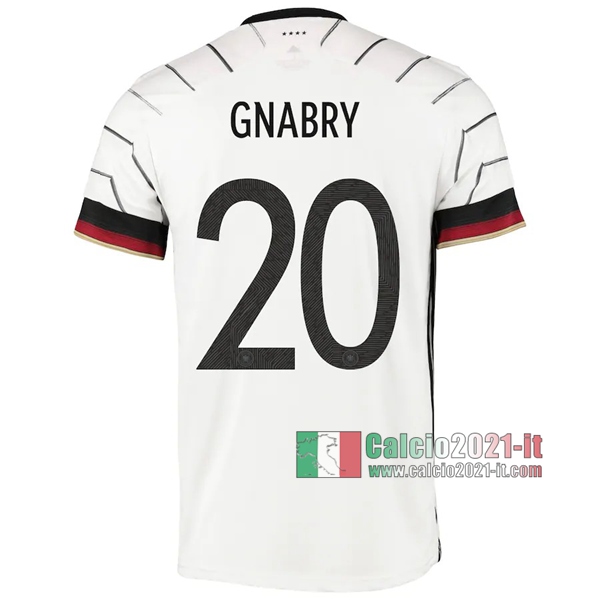 Calcio2021-It: La Nuova Prima Maglia Germania Gnabry #20 Europei 2020 Replica Online