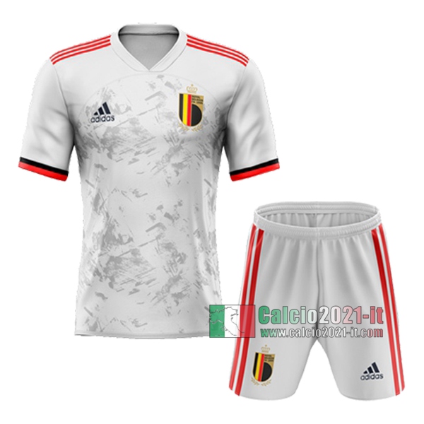 Calcio2021-It: La Nuova Seconda Maglia Belgio Bambino Europei 2020 Personalizzazione Replica Online