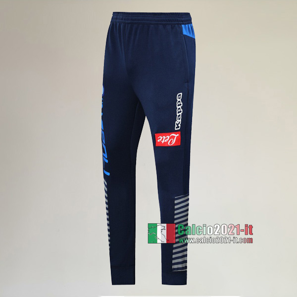 A++ Qualità Nuove Pantaloni Tuta SSC Napoli Azzurra Scuro 2019/2020