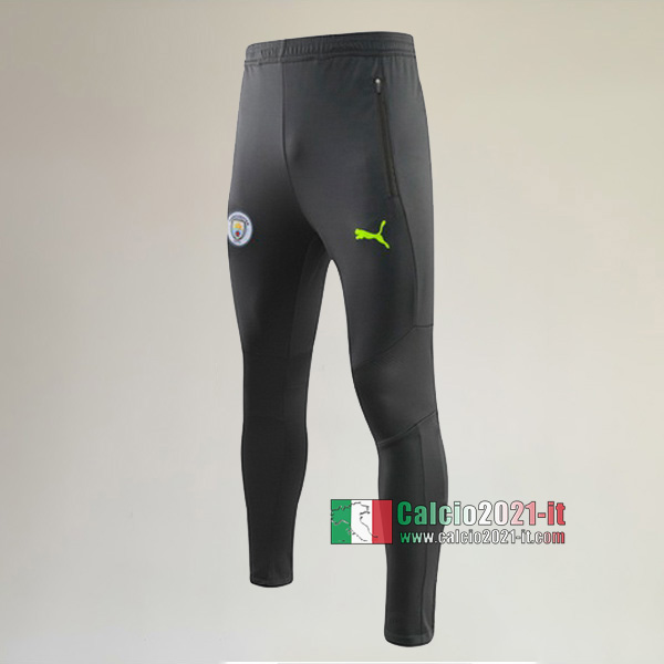 Nuova Aaa Qualità Pantaloni Tuta Manchester City Nera Verde 2019/2020