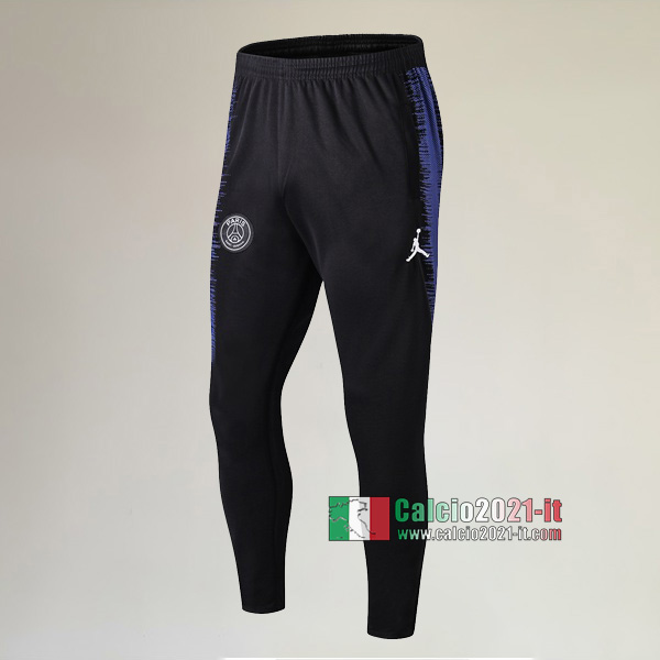 A++ Qualità Nuove Pantaloni Tuta PSG Paris Saint Germain Jordan Nera Azzurra 2019/2020