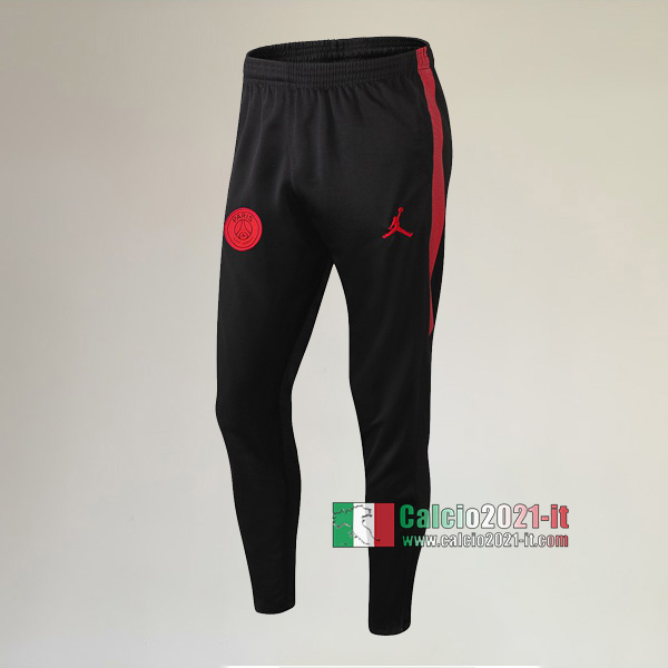 Nuova Aaa Qualità Pantaloni Calcio PSG Paris Saint Germain Jordan Nera Rossa 2019/2020