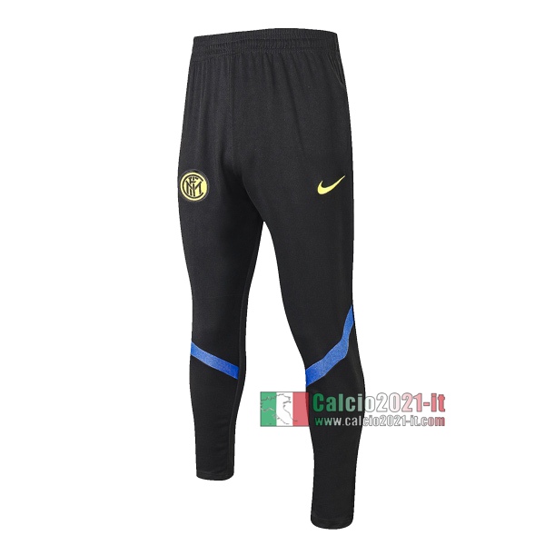 Calcio2021-It: Nuova Pantaloni Sportivi Inter Milan Nera 2020 2021 Comprare Online