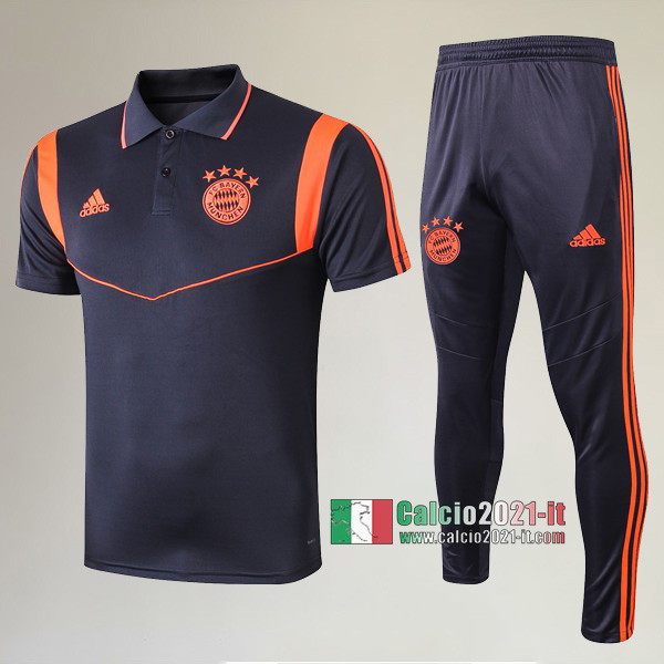 La Nuove Kit Maglietta Polo Bayern Monaco Manica Corta + Pantaloni Arancio 2019/2020 :Calcio2021-it