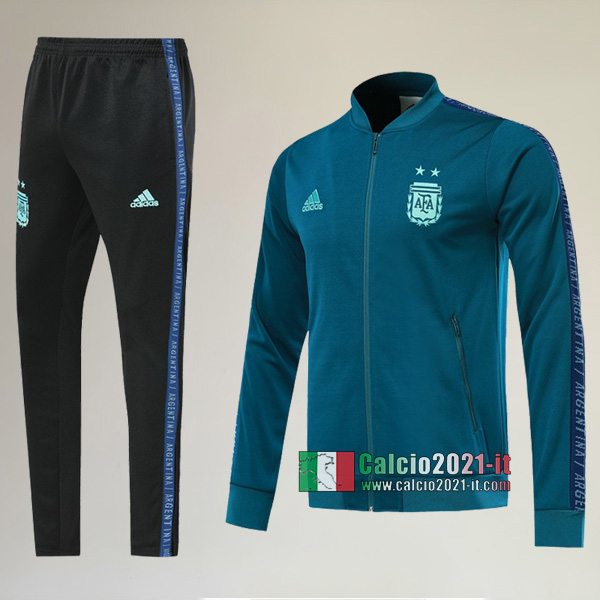 AAA Qualità: Full-Zip Giacca Nuove Del Tuta Da Argentina + Pantaloni Verde 2019-2020