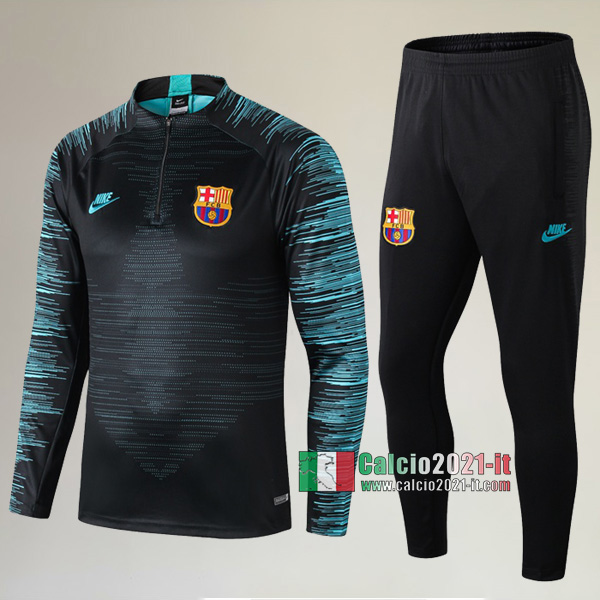 A++ Qualità: Nuova Del Tuta FC Barcellona + Pantaloni Nera 2019-2020