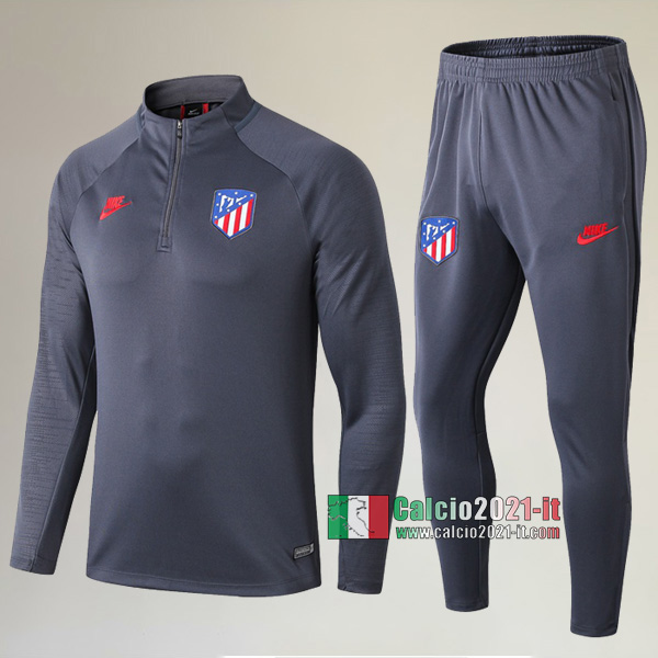 AAA Qualità: Nuove Del Tuta Da Atletico Madrid + Pantaloni Grigio Scuro 2019/2020