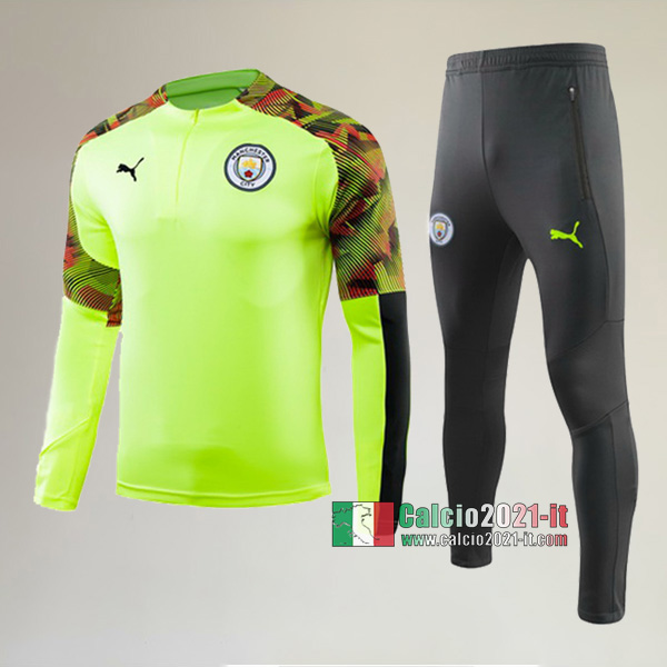 AAA Qualità: Nuove Del Tuta Da Manchester City + Pantaloni Verde 2019 2020