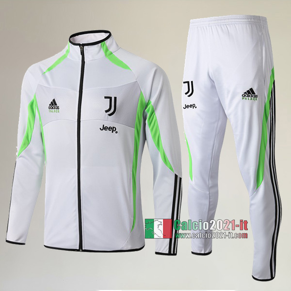 AAA Qualità: Full-Zip Giacca Nuove Del Tuta Juventus Turin + Pantaloni Bianca 2019-2020