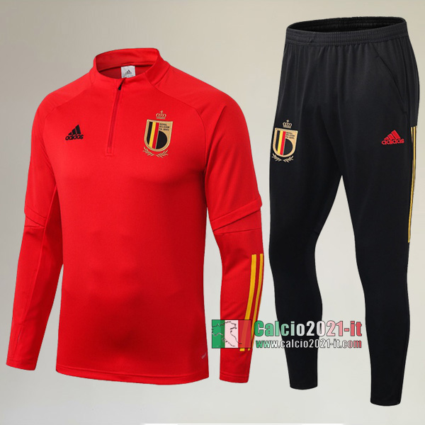 A++ Qualità: Nuova Del Tuta Del Belgio + Pantaloni Rossa 2019/2020