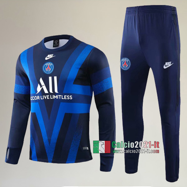 A++ Qualità: Nuova Del Tuta Del PSG Paris Saint Germain + Pantaloni Azzurra 2019/2020