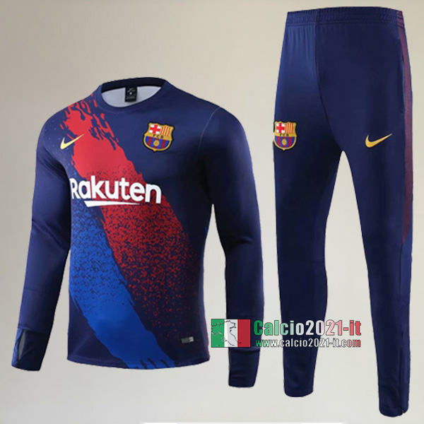 AAA Qualità: Nuove Del Tuta FC Barcellona + Pantaloni Azzurra Rossa 2019/2020