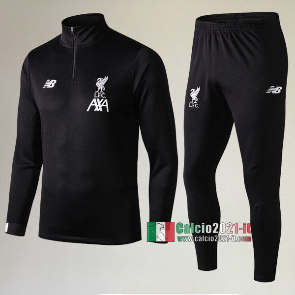 AAA Qualità: Nuove Del Tuta Da FC Liverpool + Pantaloni Nera 2019/2020