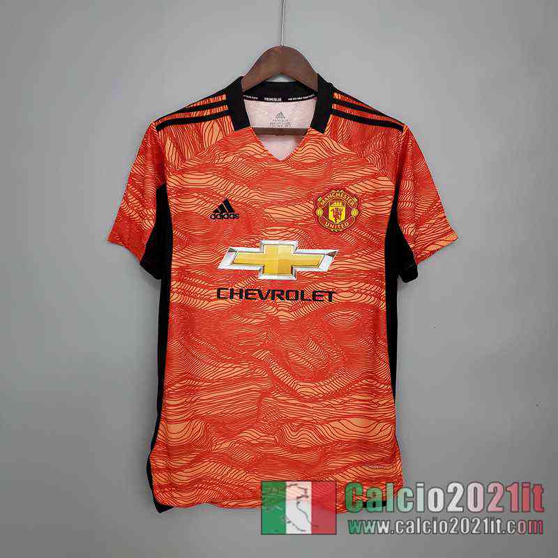 Maglia Calcio Manchester United Portiere arancione 2021 2022