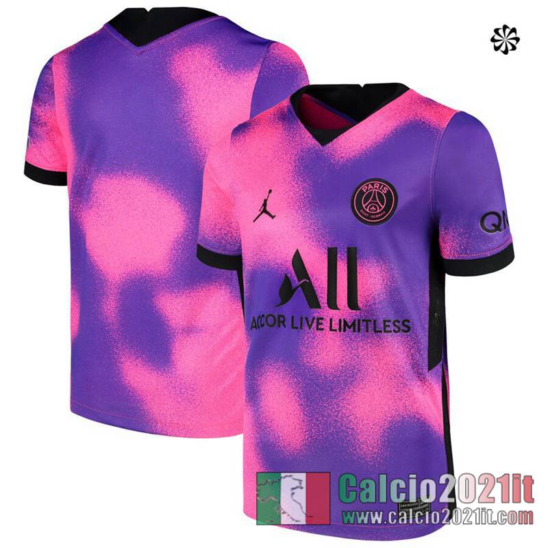 Maglia Calcio PSG Jordan Quarto stadio 2020 2021