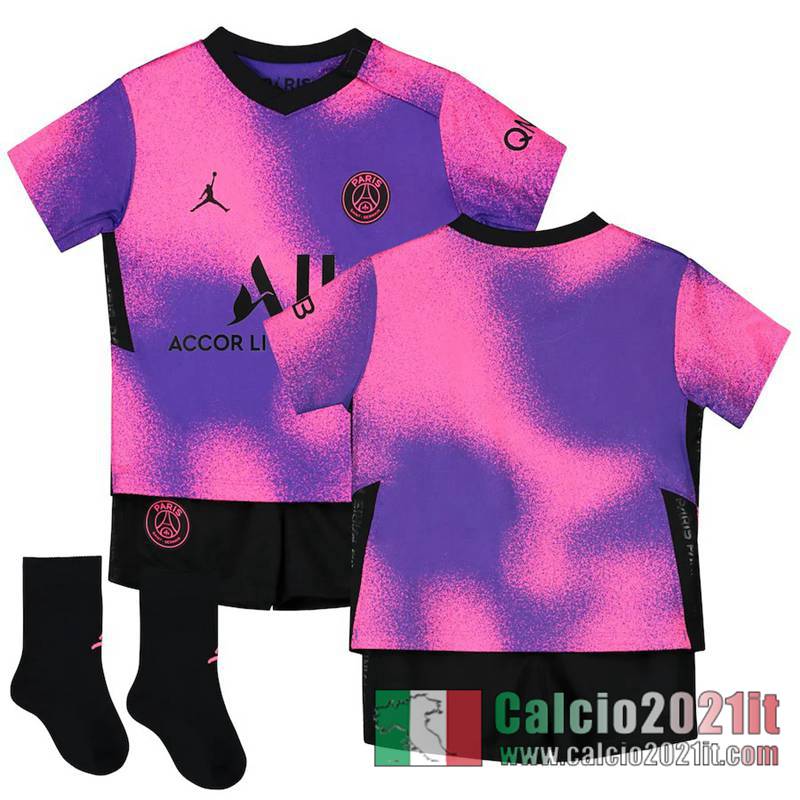 Maglia Calcio PSG Jordan Quarto stadio 2020 2021 - Bambino