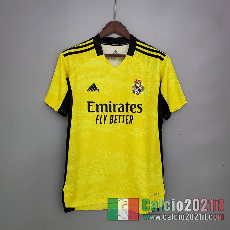 Maglia Calcio Portiere Real Madrid giallo 2021 2022