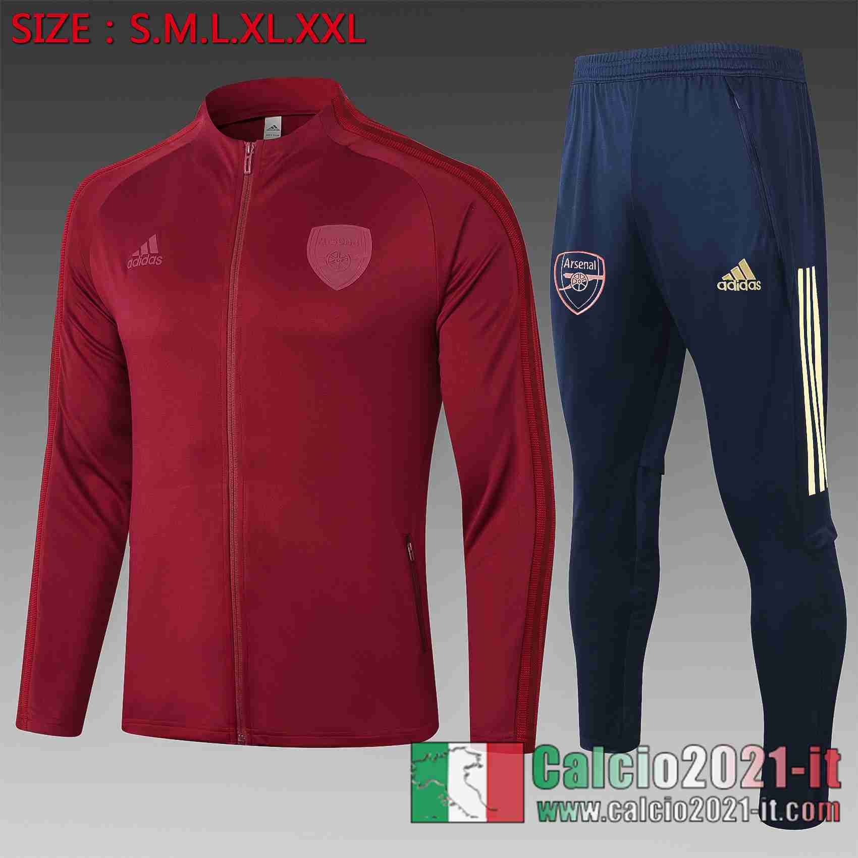 Arsenal Giacca Calcio Claret 2020 2021 A369