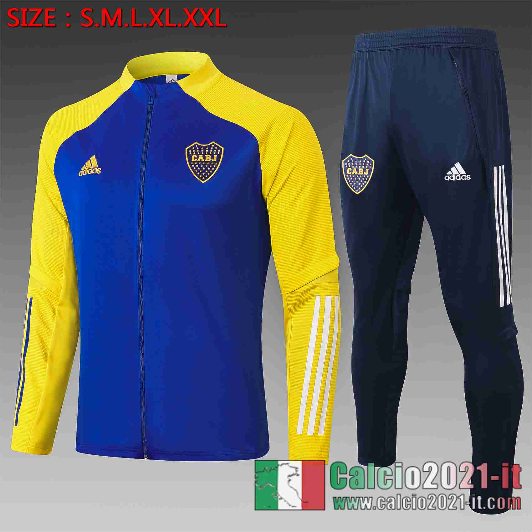 Boca Giacca Calcio Blu scuro 2020 2021 A375