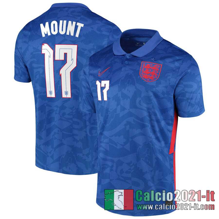 Inghilterra Maglia Calcio Mount #17 Seconda 2020-21