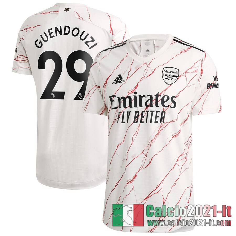 Arsenal Maglia Calcio Guendouzi #29 Seconda 2020-21