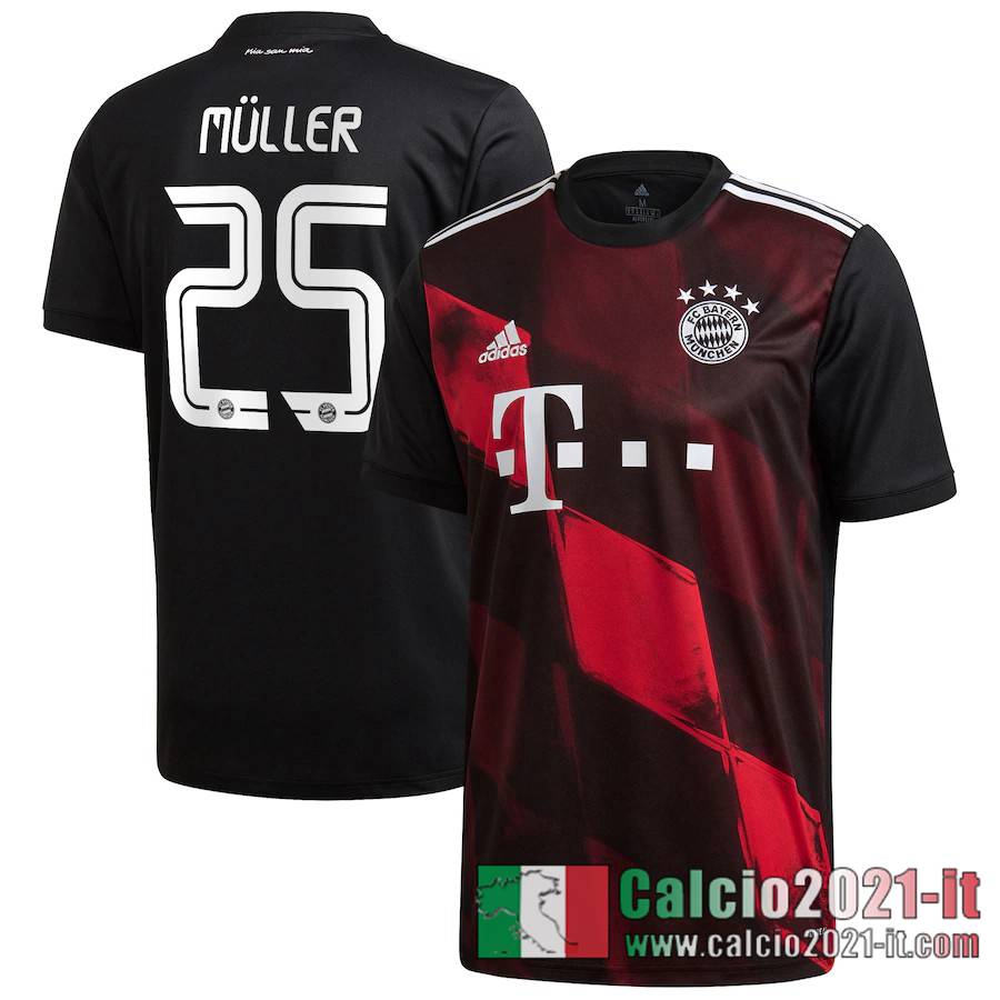 Bayern Monaco Maglia Calcio Thomas Muller #25 Terza 2020-21