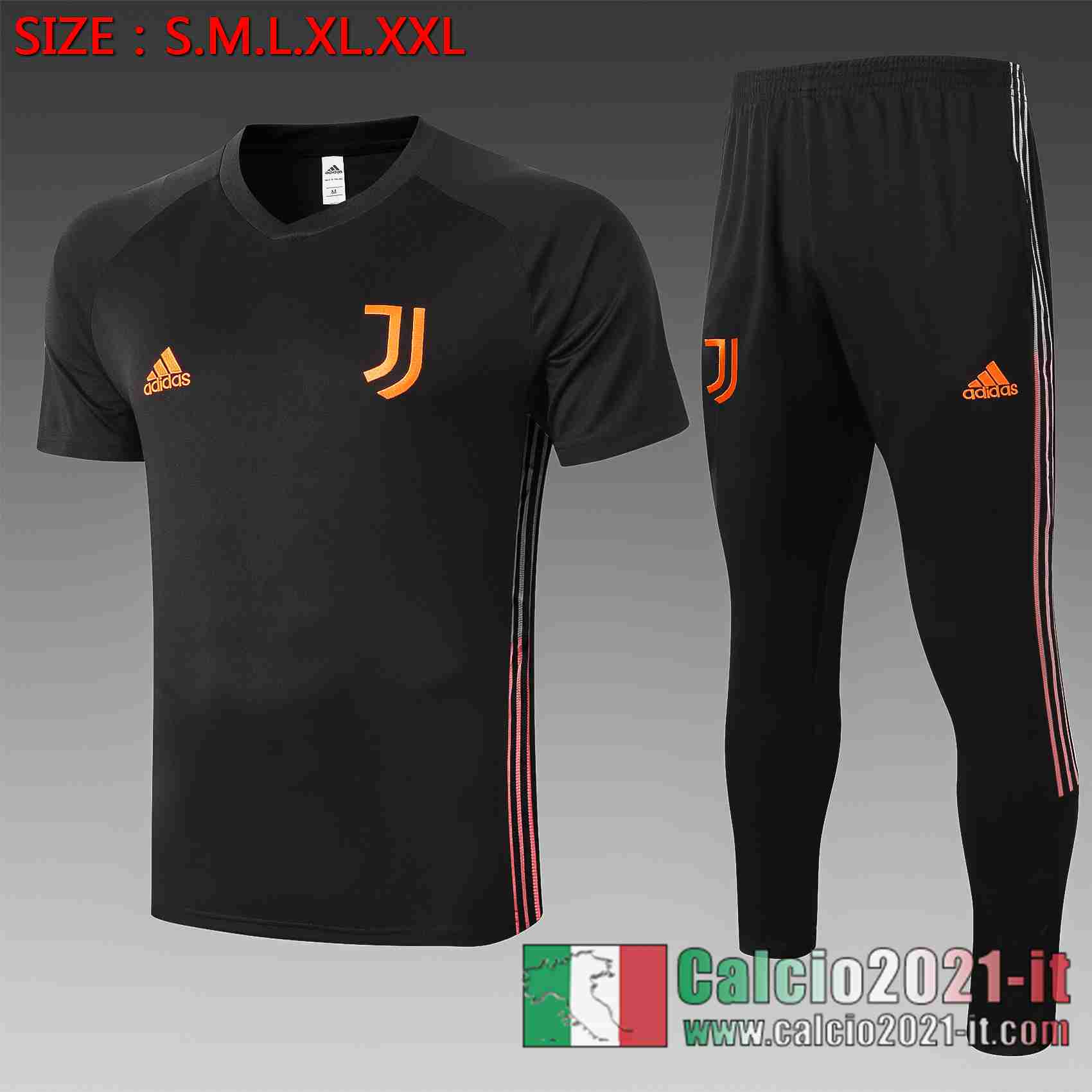 Juventus Polo Calcio nero 2020 2021 C544