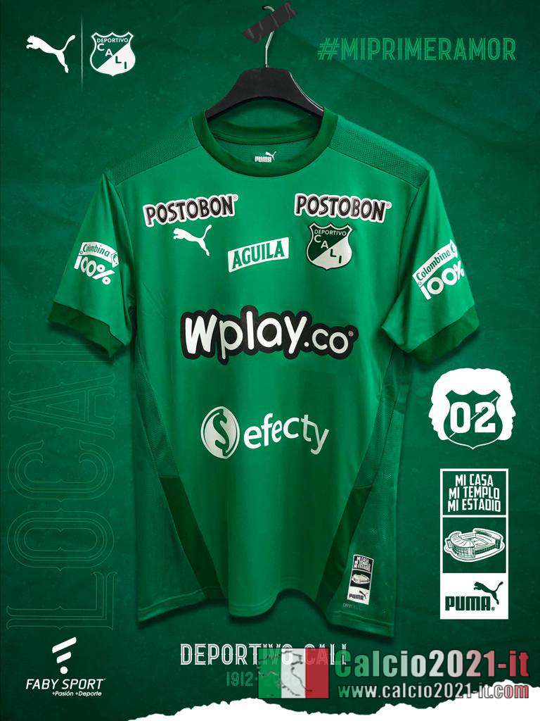 Deportivo Cali Maglia Calcio Prima 2020