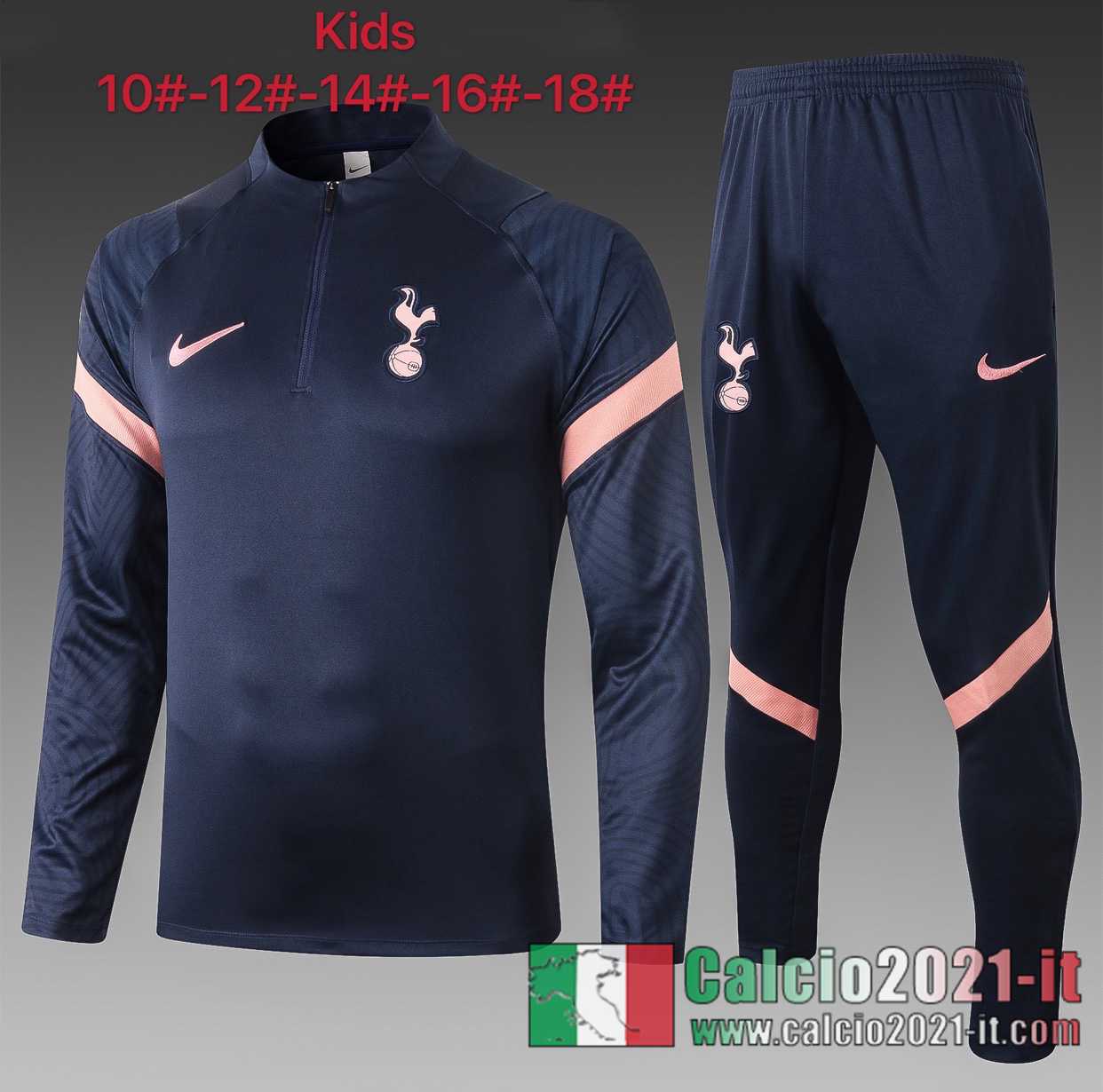 Tottenham Hotspur Tuta Calcio Bambino Blu scuro 2020 2021 E490