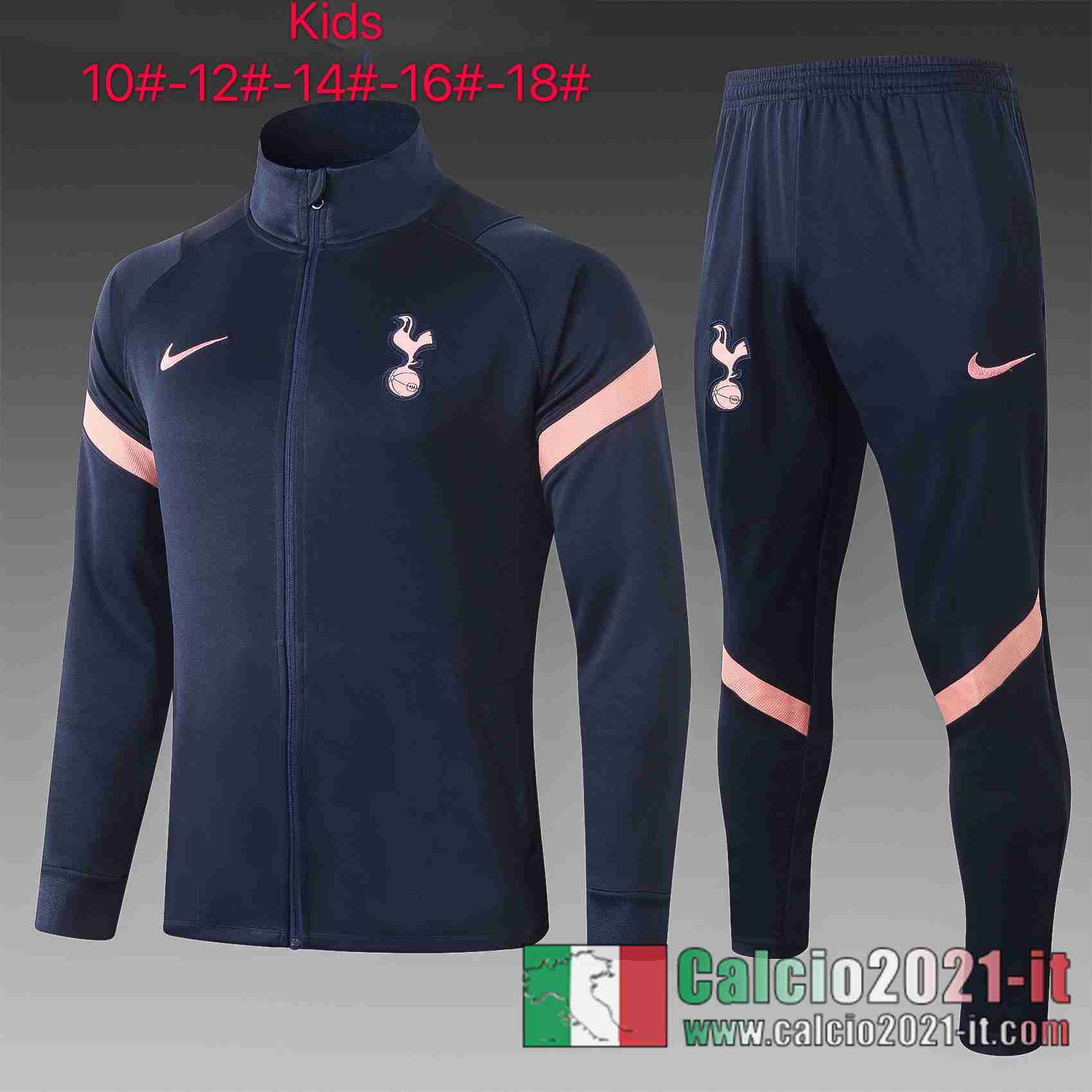 Tottenham Hotspur Tuta Calcio - Giacca Bambino Blu scuro 2020 2021 E503