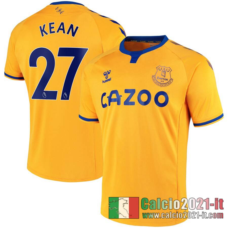 Everton Maglia Calcio Kean #27 Seconda 2020-21