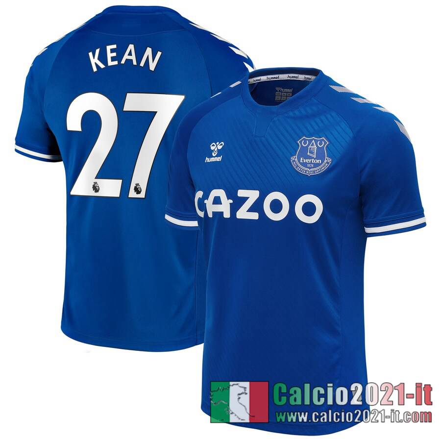 Everton Maglia Calcio Kean #27 Prima 2020-21