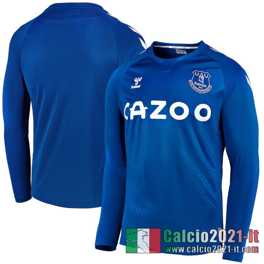 Everton Maglia Calcio Prima Manica Lunga 2020-21