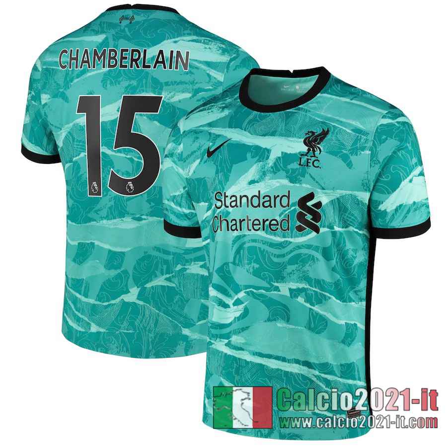 Liverpool Maglia Calcio Chamberlain #15 Seconda 2020-21