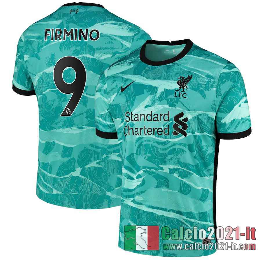 Liverpool Maglia Calcio Firmino #9 Seconda 2020-21